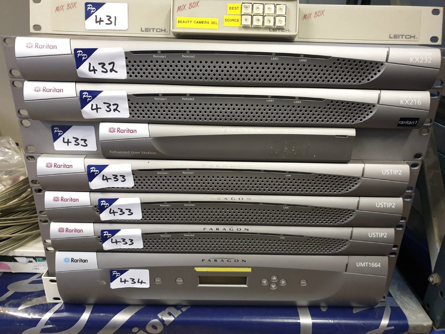 Raritan enhanced user station, 3x Raritan USTIP2 K...