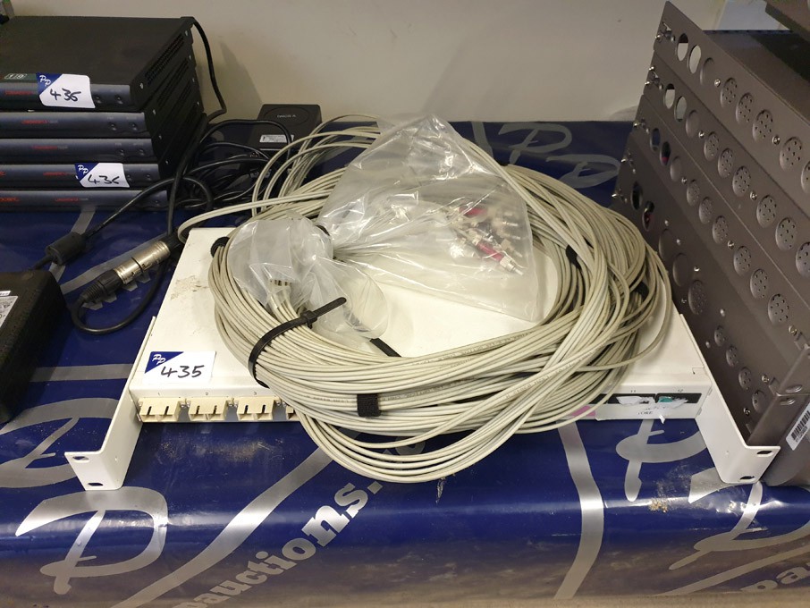 8 channel fibre cable distribution panel
