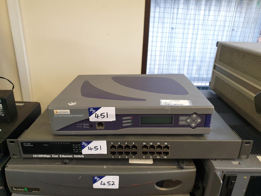 Acterna DA-3400 data network analyser, CF-16N 10 /...