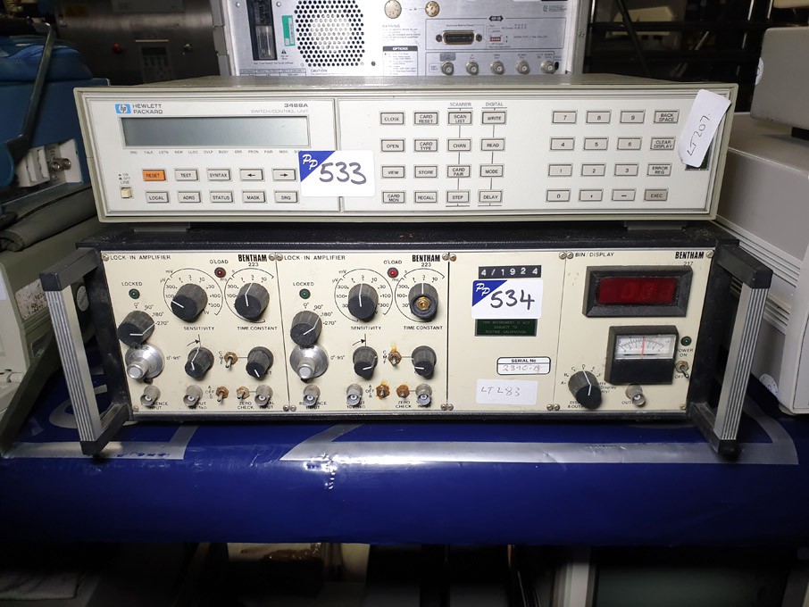 2x Bentham lock-in amplifiers, display unit