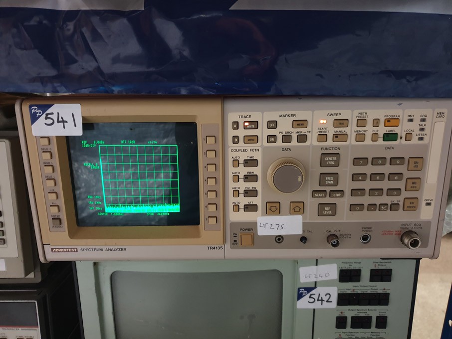 Advantest TR4135 spectrum analyser