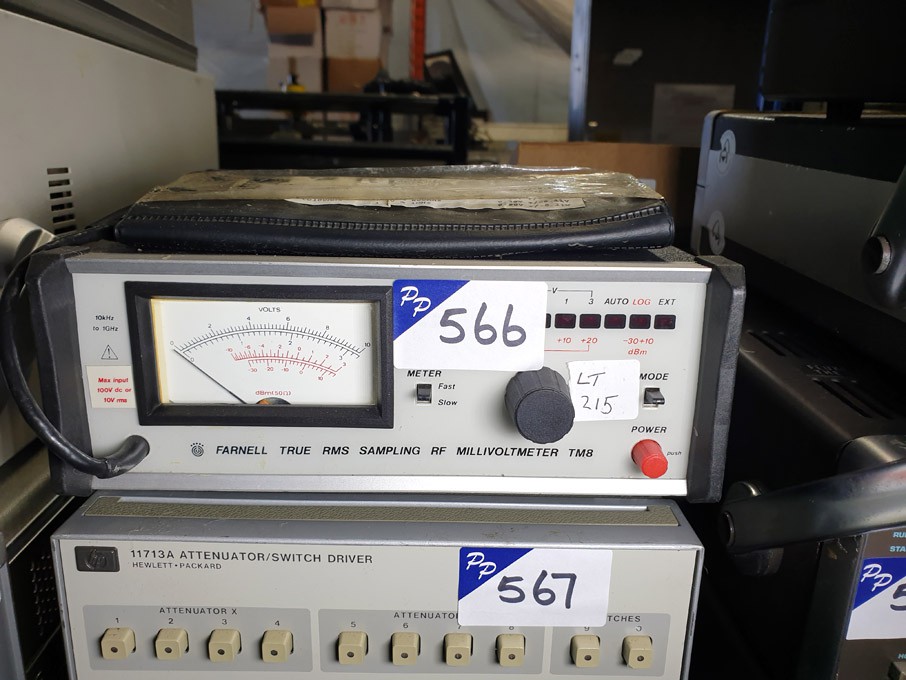 Farnell TM8 true rms sampling RF millivoltmeter