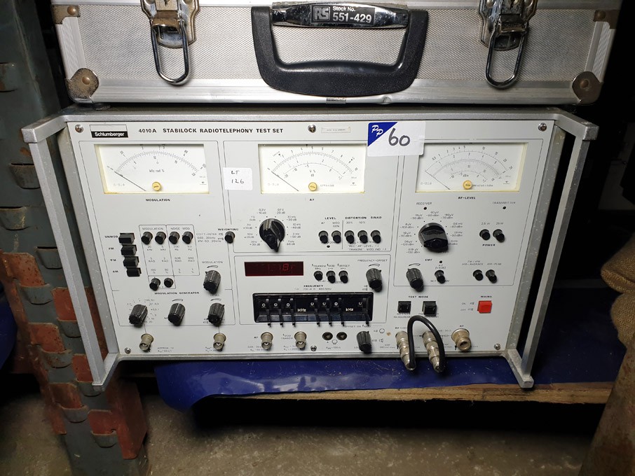 Schlumberger 4010A stabilock radiotelephony test s...