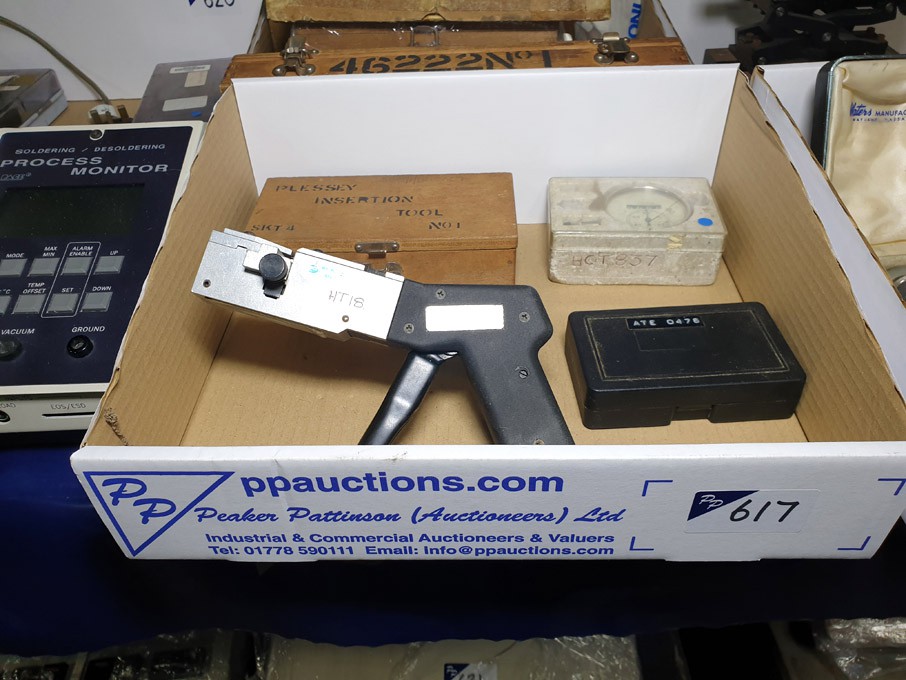 Plessey insertion tool, Verdict tension gauge, rev...