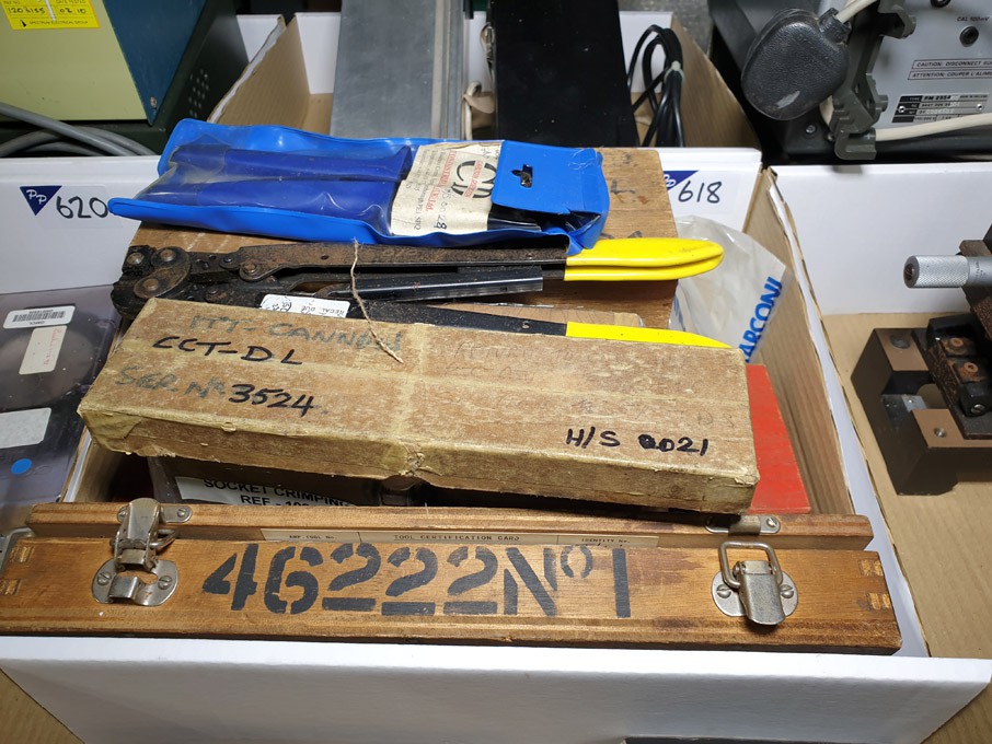 Qty various manual crimp tools