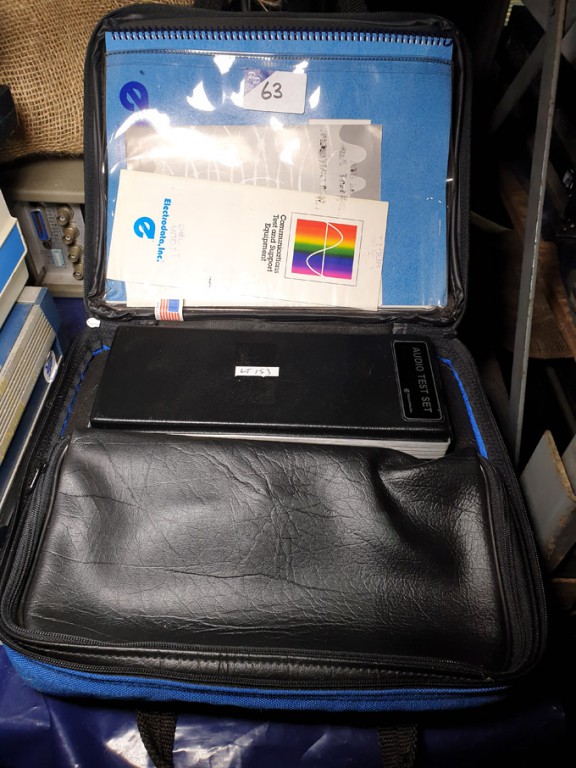 Electrodata ATS2E audio test set in carry case