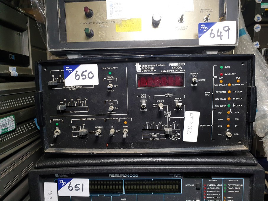 Telecommunications fireberd 1500A data error analy...