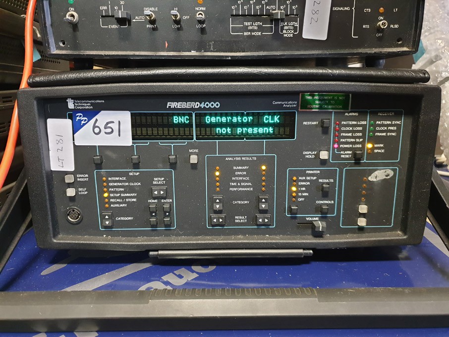 Telecommunications fireberd 4000 communications an...