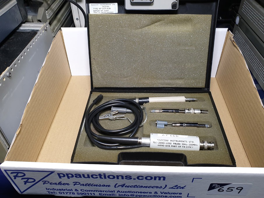 Marconi TK 2374/1 zero-loss probe in carry case