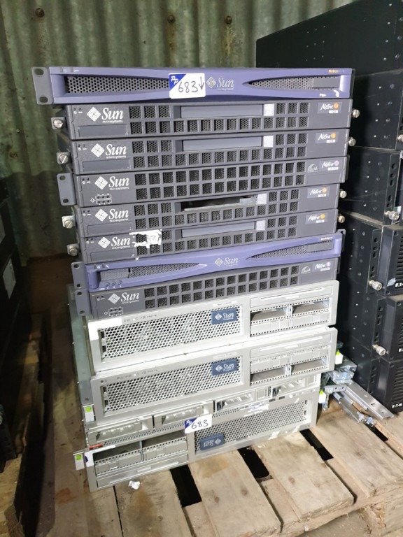 Qty various Sun Micro Systems inc: 2x Nectra X1, 4...