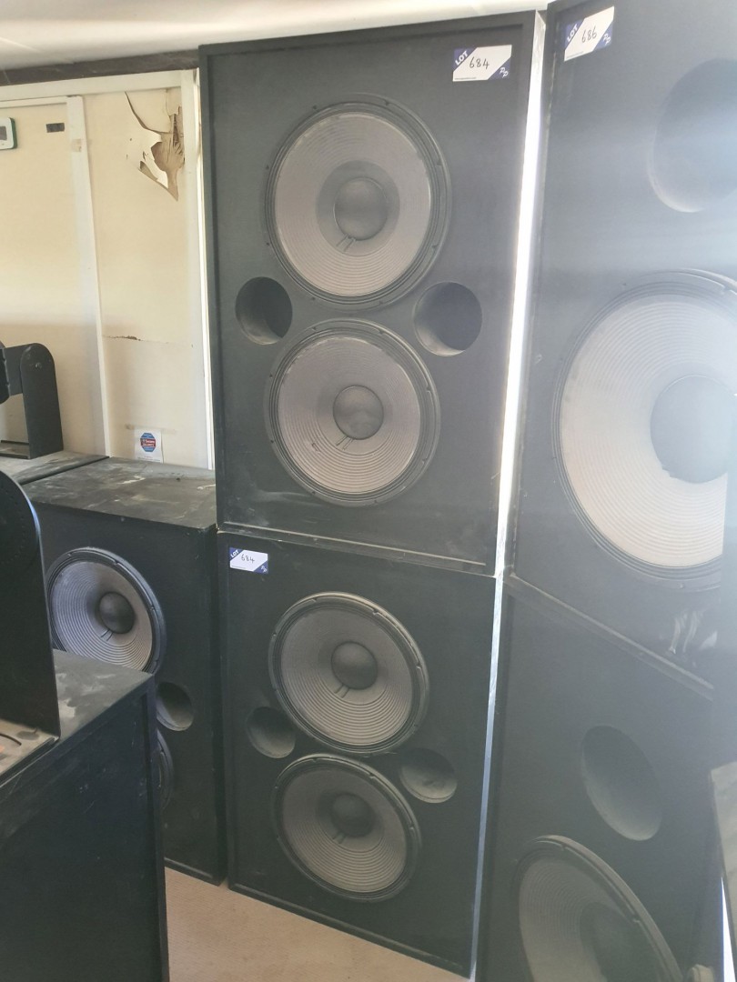 2x JBL 4648A twin 15" subwoofers