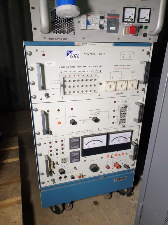 Kikusui 838315 automatic W/I test system with cont...