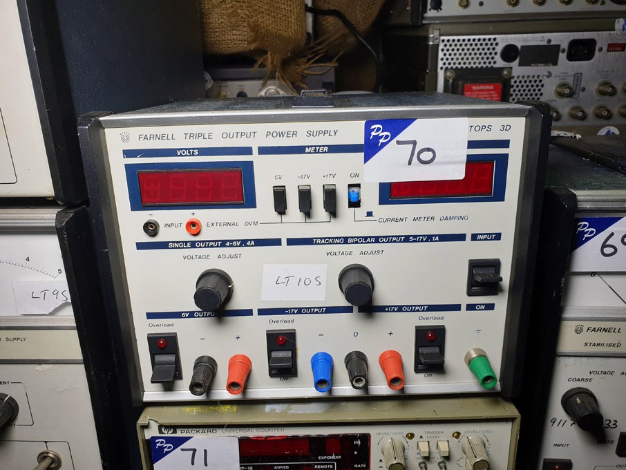 Farnell 3D triple output power supply