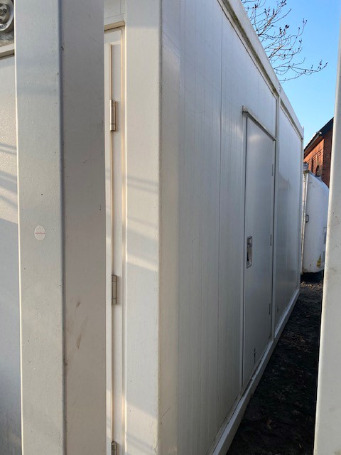 Secure climate controlled container, built in air...