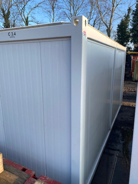 Secure climate controlled container, built in air...