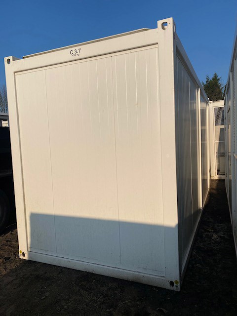 Secure climate controlled container, built in air...