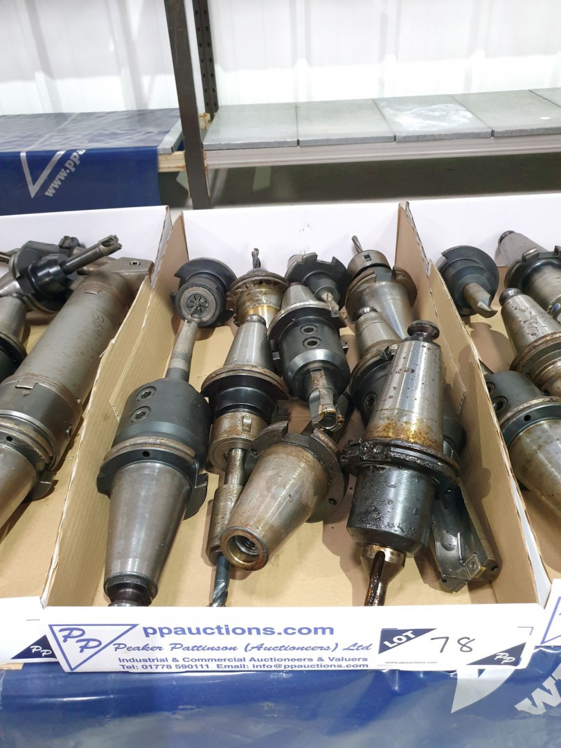 10x various 50 int taper tool holders inc: various...