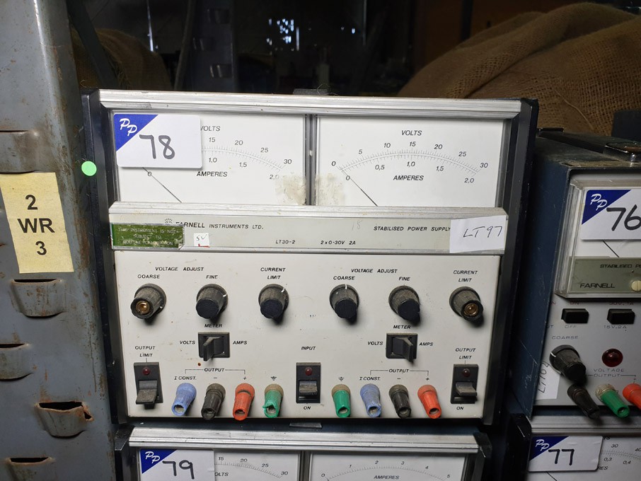 Farnell LT30-2 stabilised power supply, 2x 0-30v,...