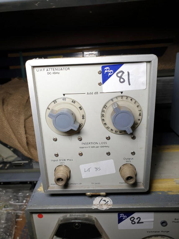 Marconi TF21635 UHF attenuator, DC-1GHz