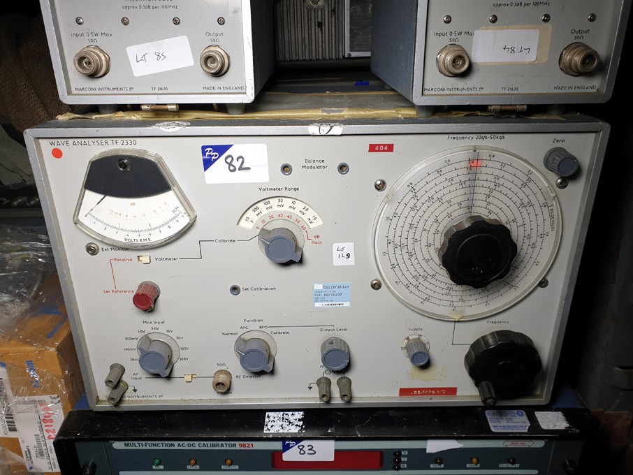 Marconi 2330 wave analyser