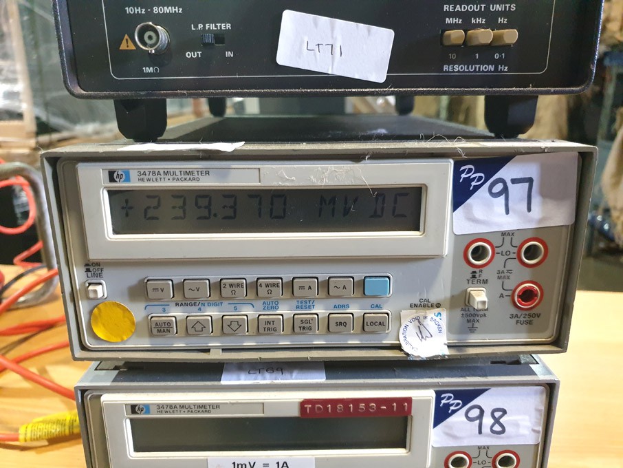 HP 3478A multimeter