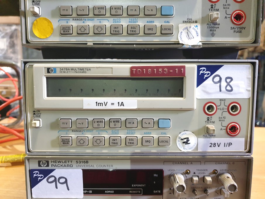 HP 3478A multimeter