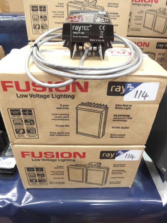 2x Raytec fusion low voltage lighting illuminator,...