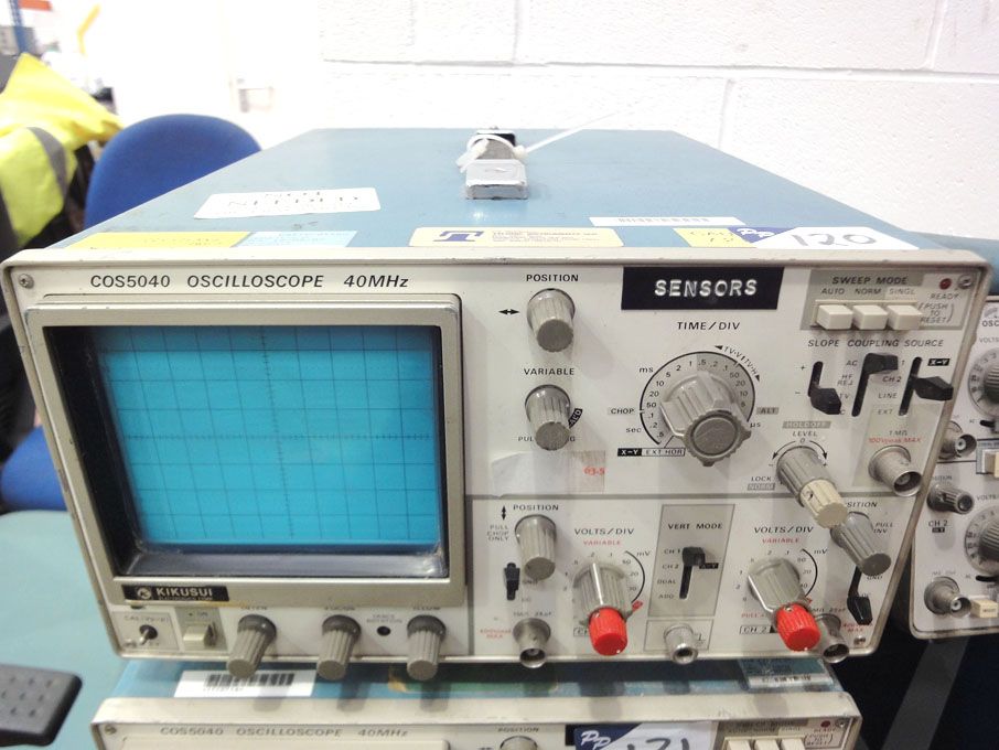 Kikusi COS5040 dual trace oscilloscope, 40MHz - Lo...