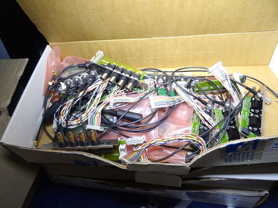 Qty DVS audio boards, DVS cards, split RS422 cable...