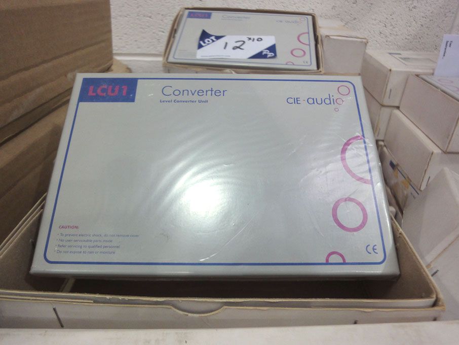 10x CIE-Audio LCU-1 level convertor units in metal...