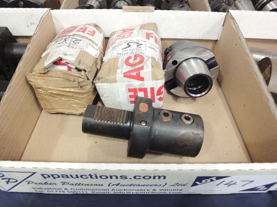 Qty QCT50, SV40 tool holders - Lot Located at: Kin...