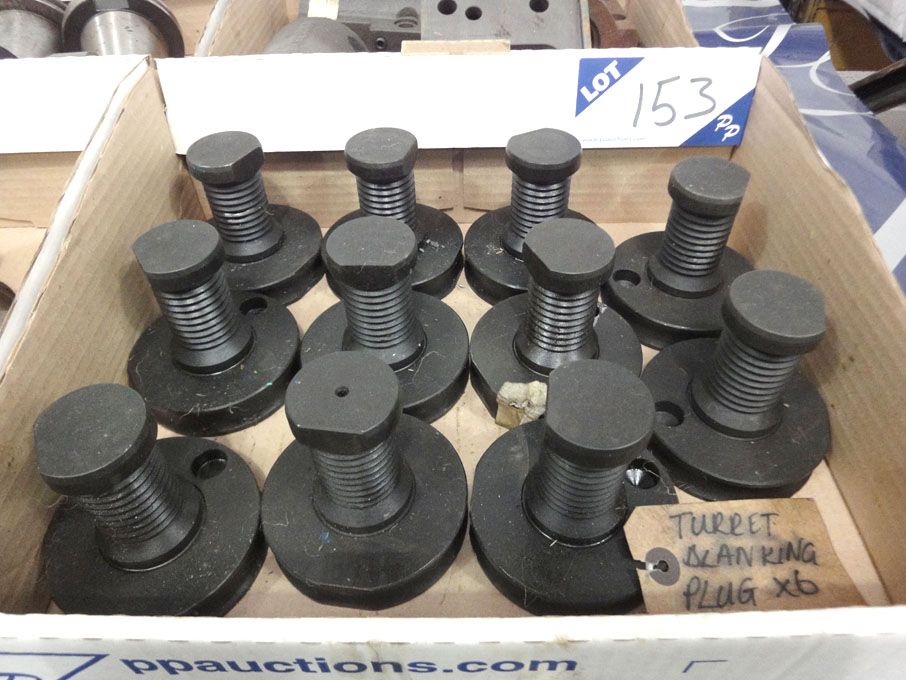 11x turret blanking plugs - Lot Located at: Kings...