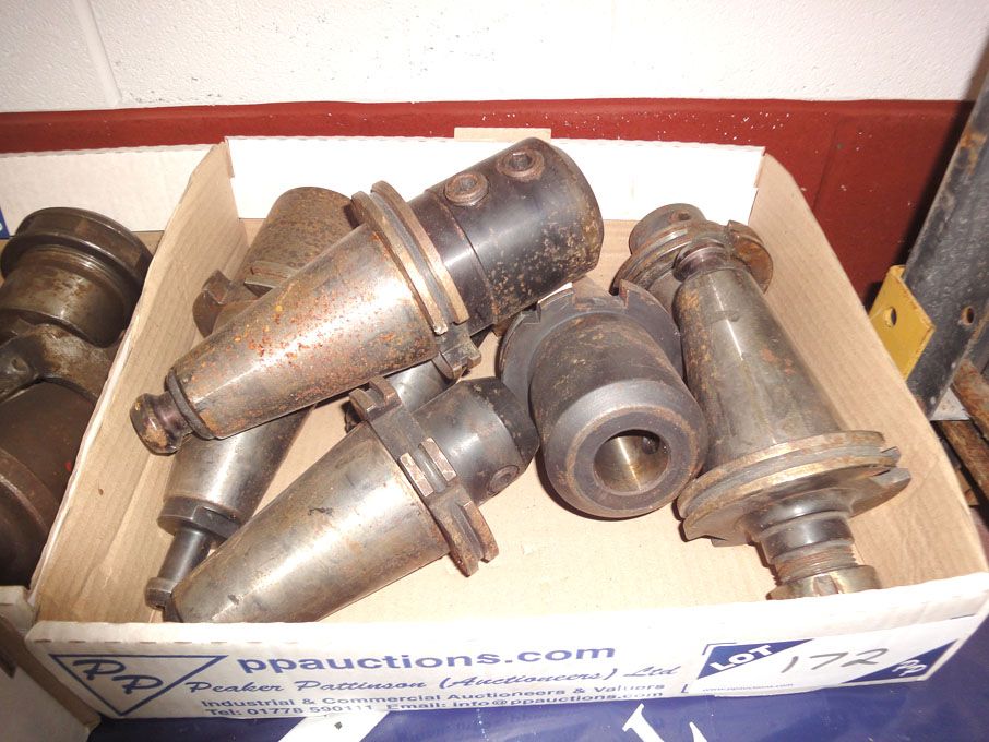 Qty various 50 int tool holders - Lot Located at:...