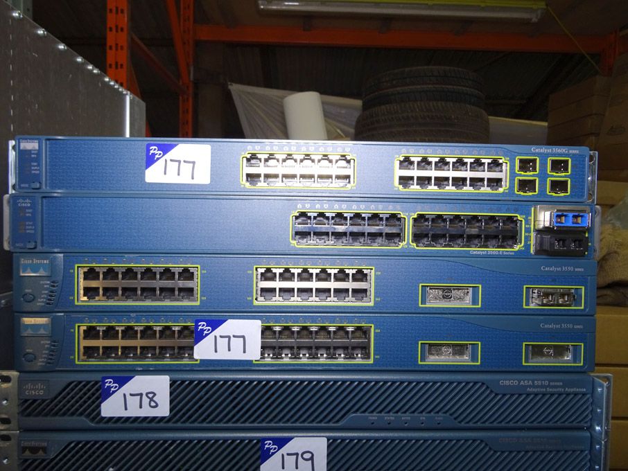 Cisco Systems inc: 2x Catalyst 3560G, 2x 3550 Ethe...