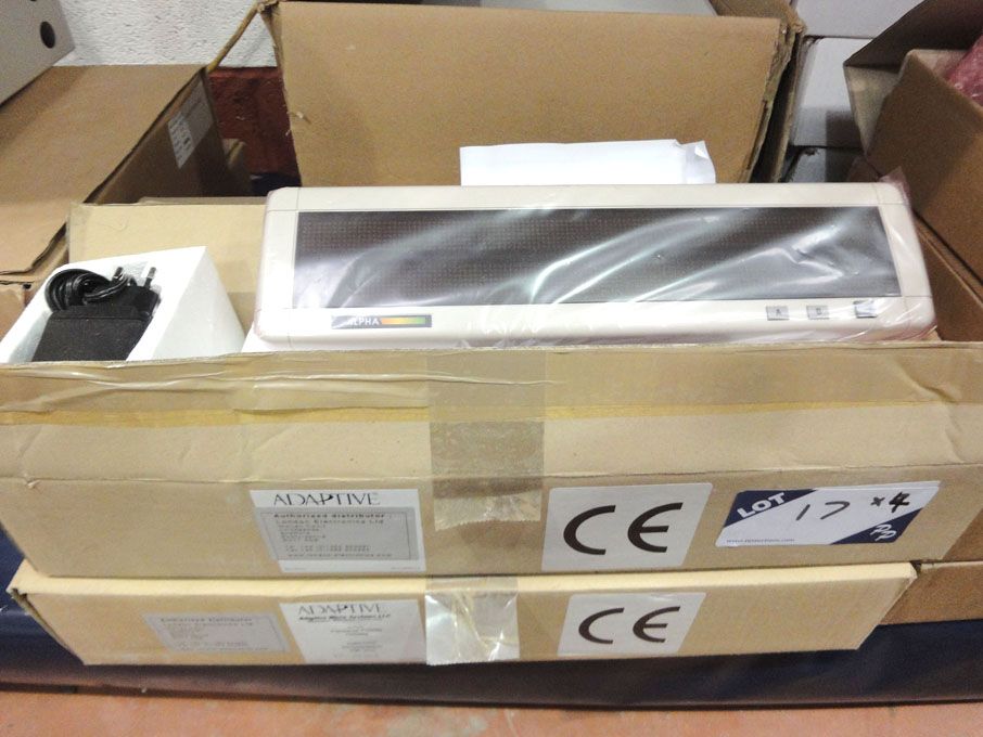 4x Adaptive Alpha personal priority displays (boxe...