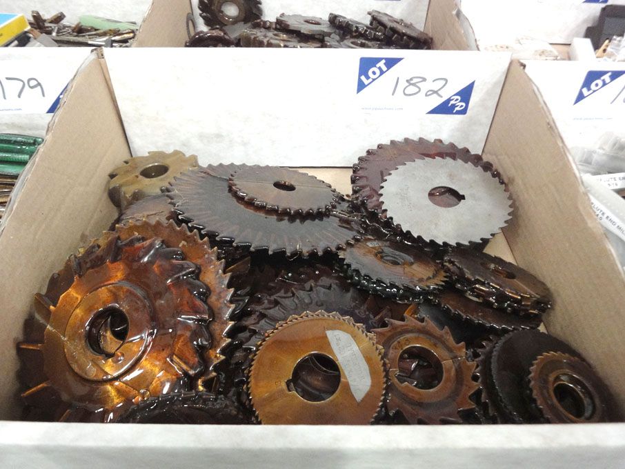 Qty various HSS slitting saws (unused) - Lot Locat...