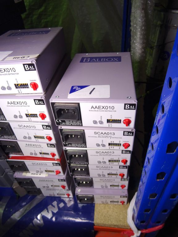 6x Balbox SCAA013 SDI to CVBS & 16 channel analogu...