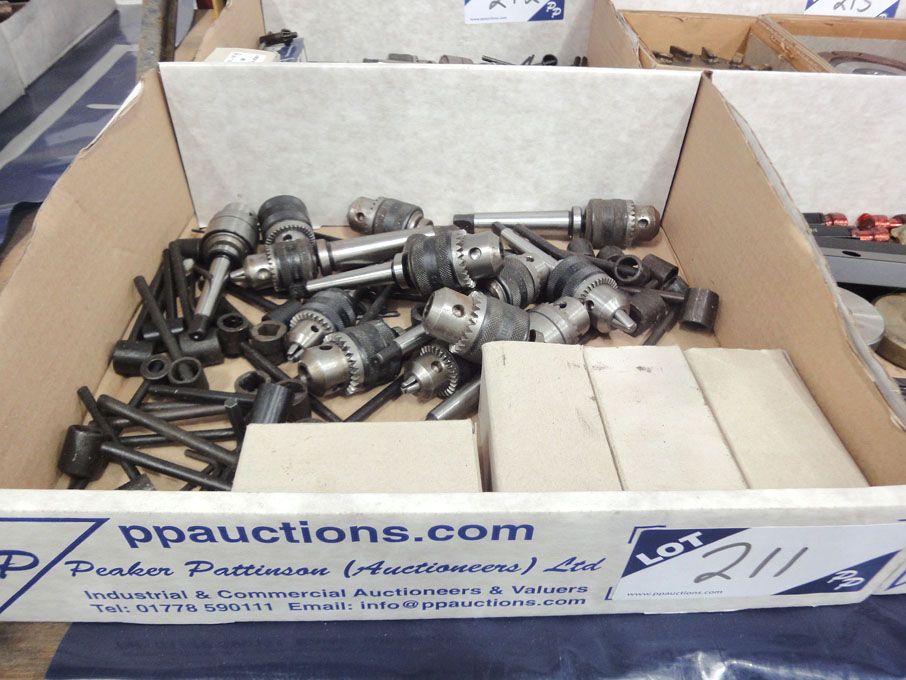 Qty Rohm 1/2-20 precision drill chucks (unused) -...