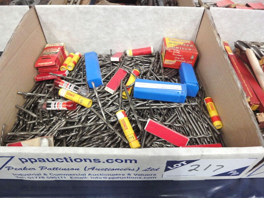 Qty various straight shank twist drills to 8mm app...