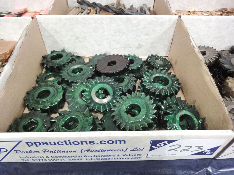 Qty various side & face milling cutters (unused) -...