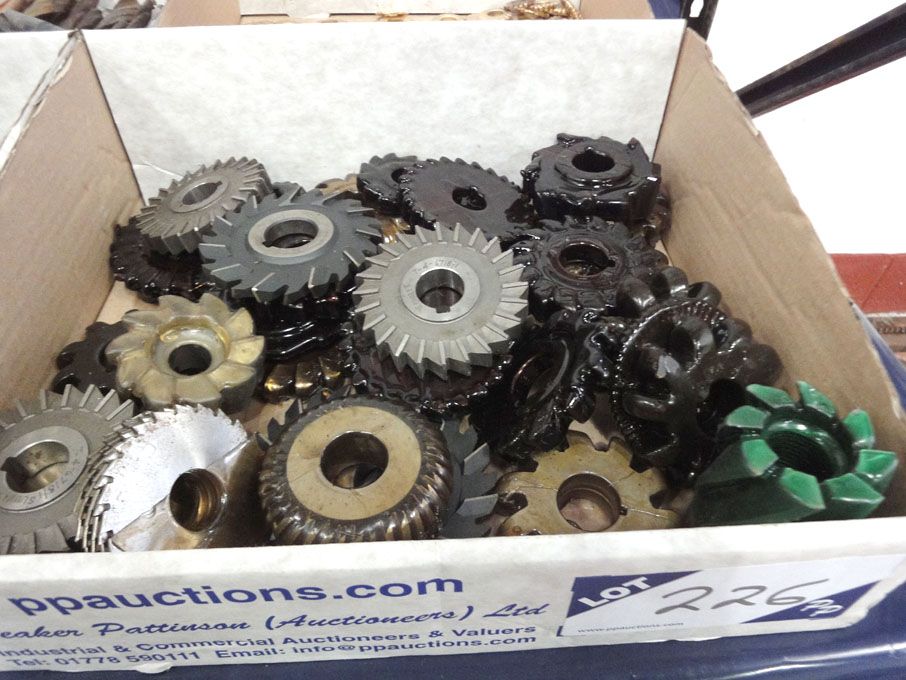 Qty various HSS side & face cutters (unused) - Lot...