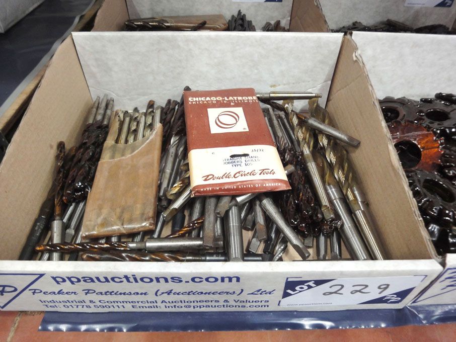 Qty various taper shank twist drills (unused) - Lo...