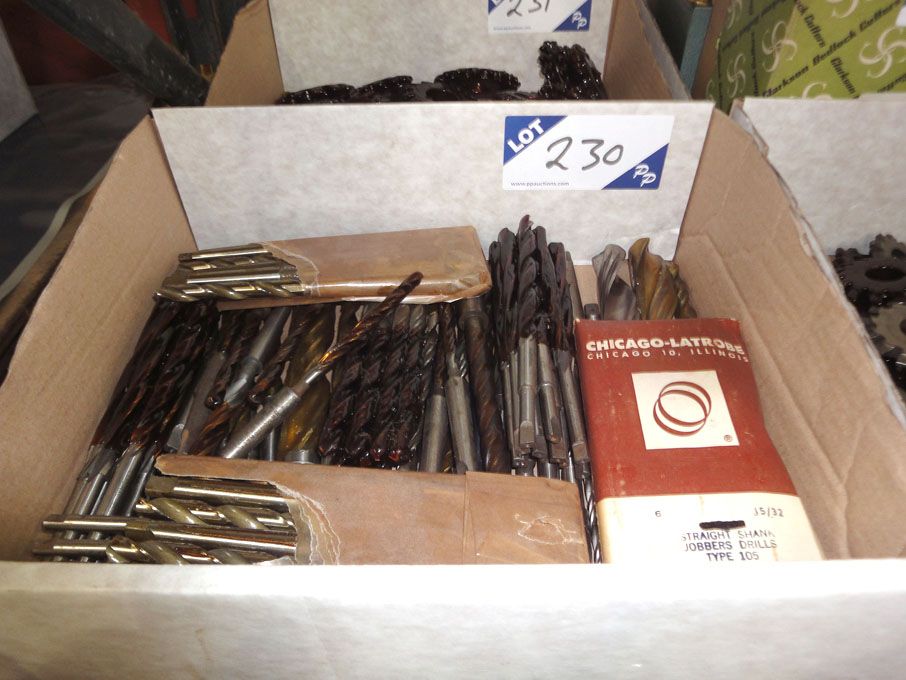 Qty various taper shank twist drills (unused) - Lo...