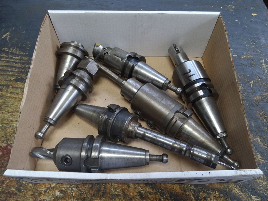 7x BT 40 tool holders - lot located at: Poleswort...