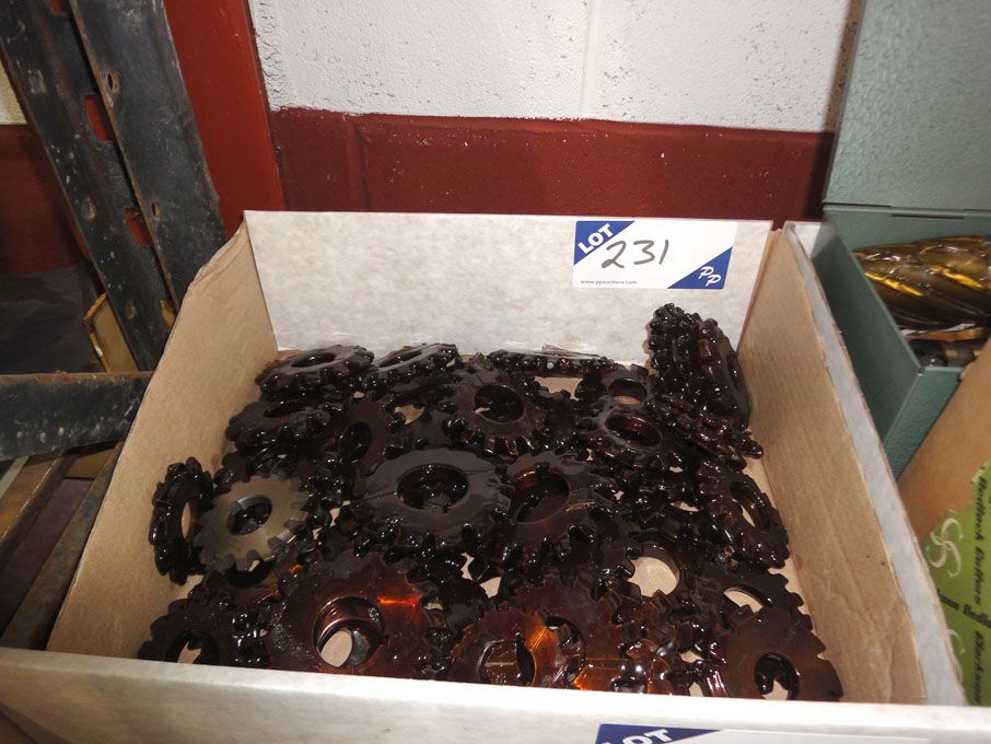 Qty various HSS involute gear cutters - Lot Locate...