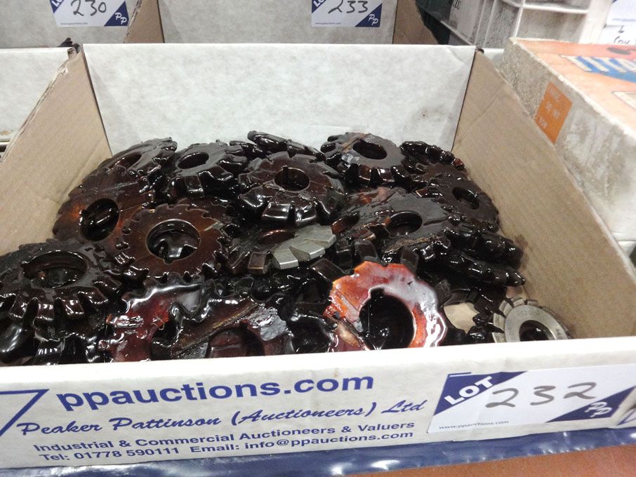 Qty various HSS involute gear cutters - Lot Locate...