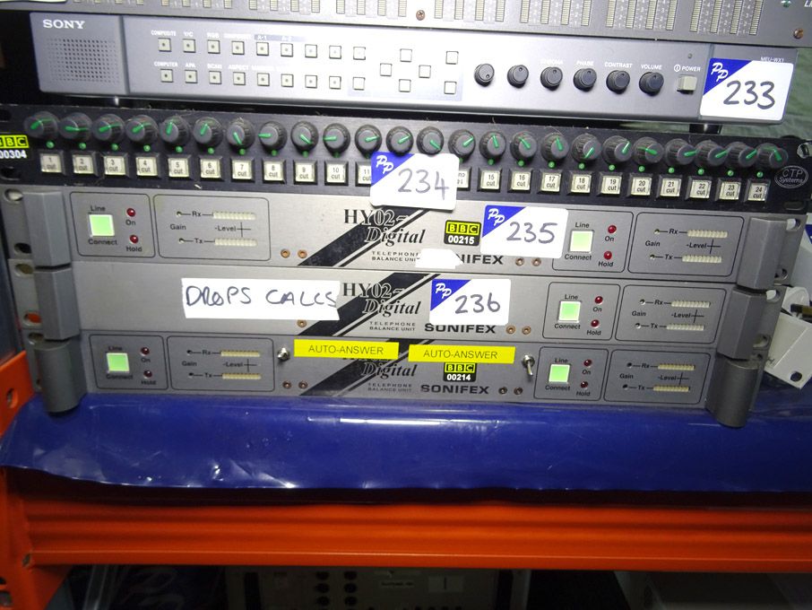 2x Sonifex HY02 digital telephone balance unit (1x...