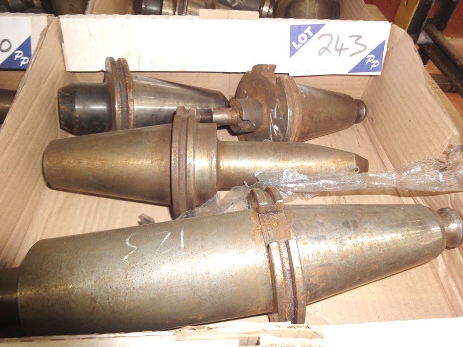 Qty various 50 int tool holders - Lot Located at:...