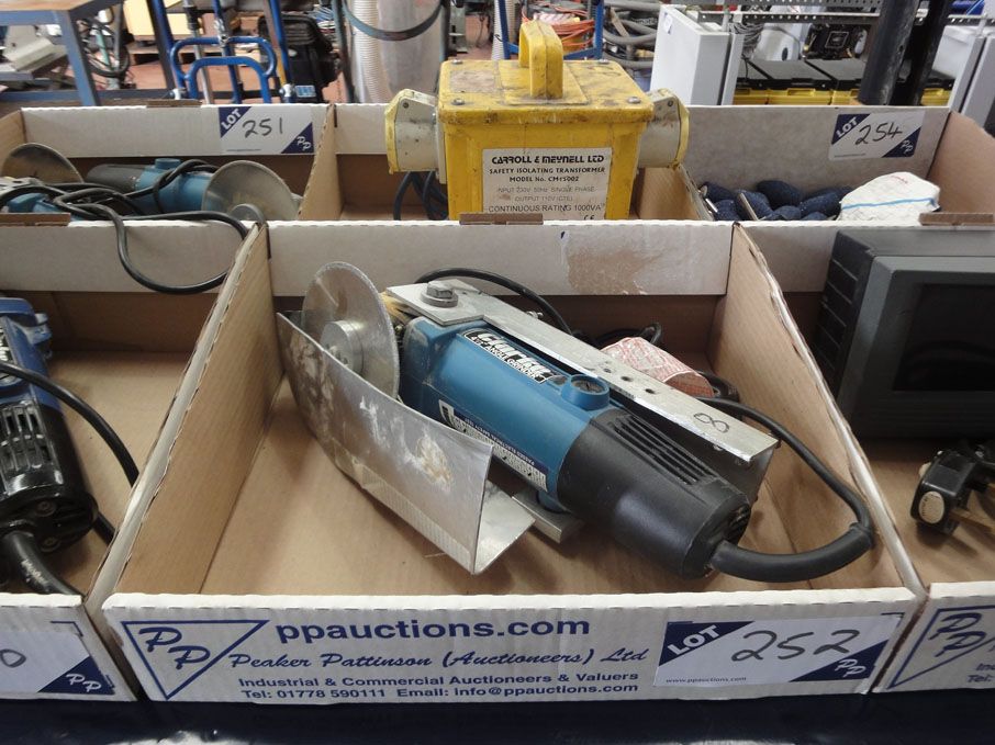 Clarke 4 1/2" angle grinder & 110v transformer - L...