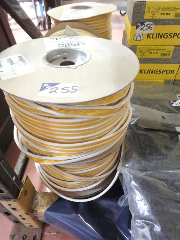 8x 100m self adhesive EPDM rubber & Qty CTF120 cab...